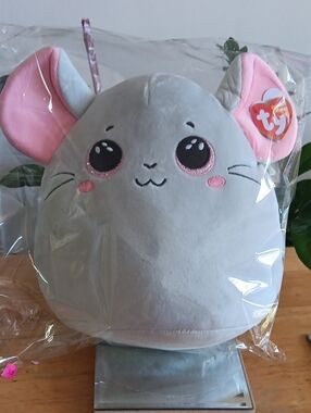 TY Squishy Beanies Catnip Pillow New